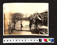 藏品(〔陳廷祥先生收藏系列〕：昭和年間明信片簿(一)授旗照片)的圖片